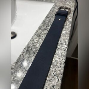 Men’s Thursday Boot Company Marino Blue Leather Belt